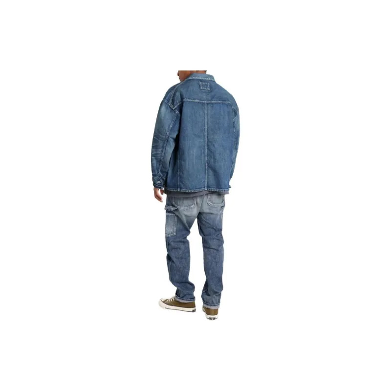 MADNESS Denim Jacket Unisex Blue-3
