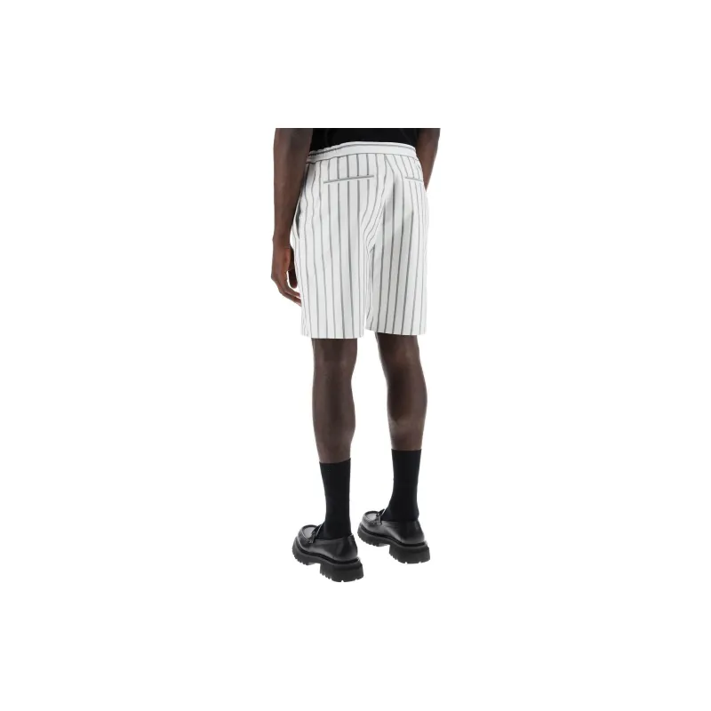 Ferragamo Striped Bermuda Shorts-2