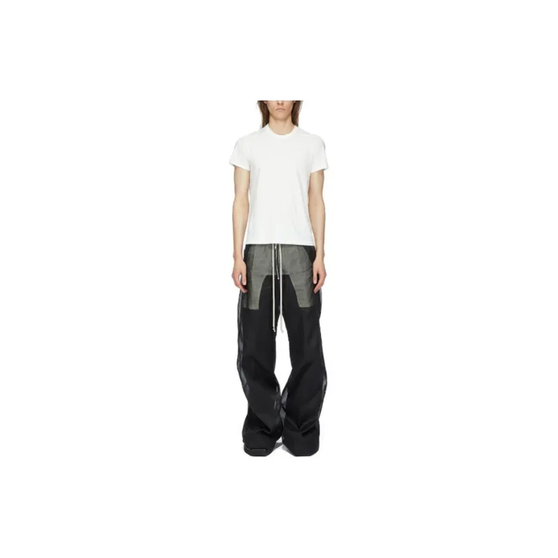 RICK OWENS Wide Leg Drawstring Trousers-1