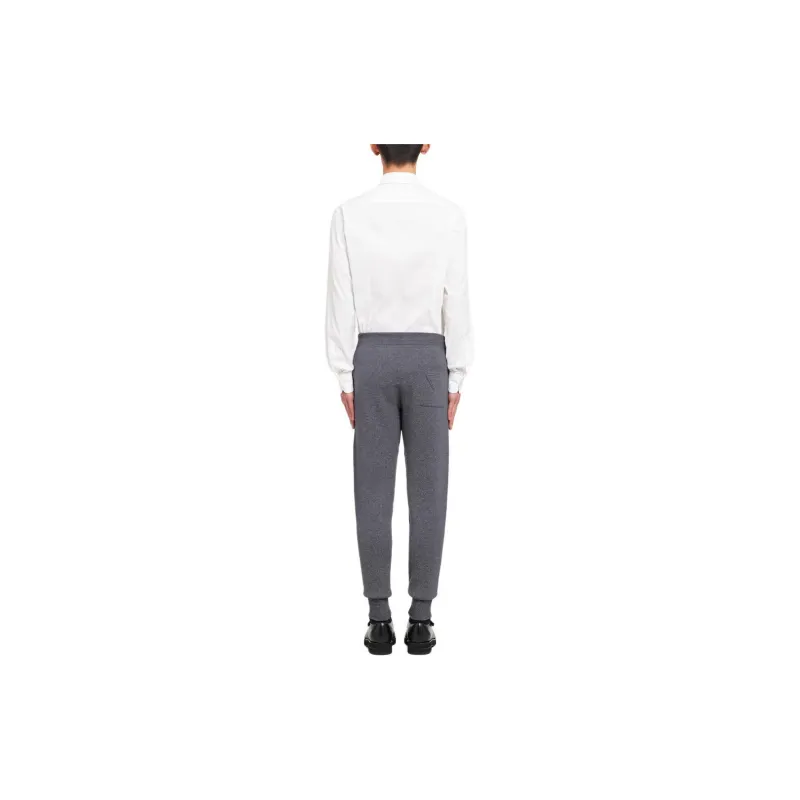 PRADA Tapered leg Cashmere Track Pants-2