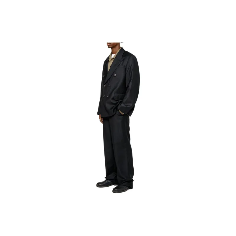 Stussy X Our Legacy Work Shop Unconstructed Double Breasted Blazer-3