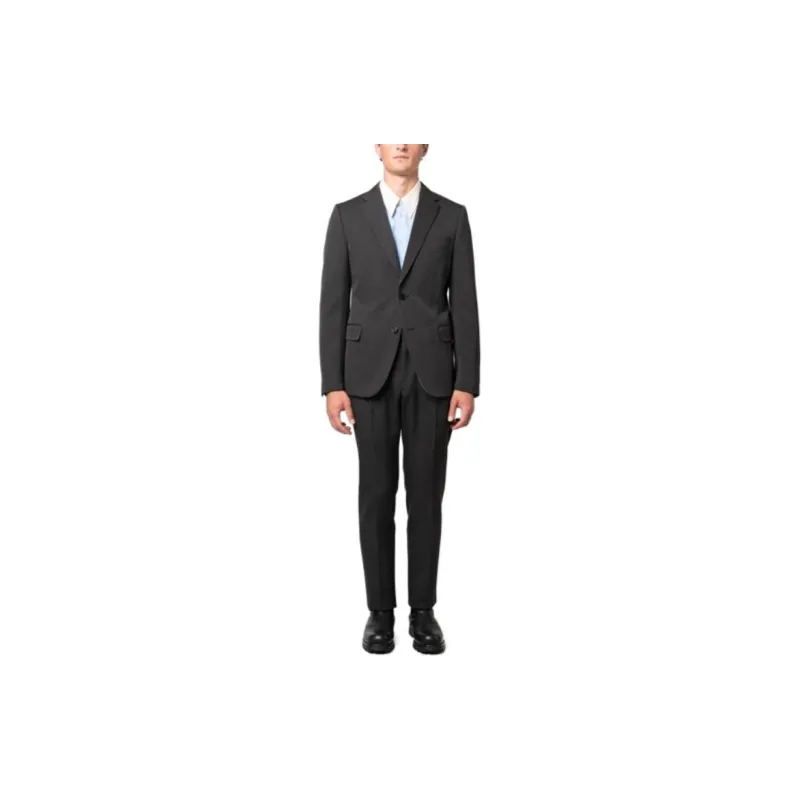 Valentino Business Suits Men Black-1