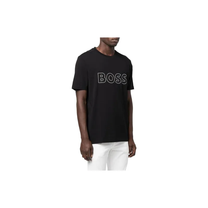 HUGO BOSS T Shirts Men Black-3