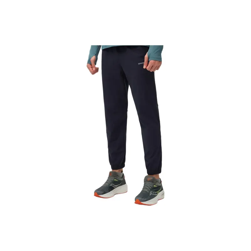 Saucony Knitted Sports Pants Men's Jet Black-3