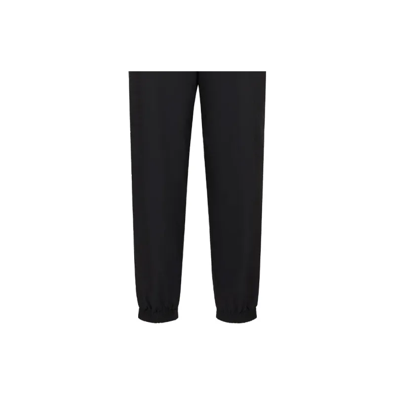 EMPORIO ARMANI Jacquard Nylon Trousers With Elastic Hems And All over Logo Lettering-5