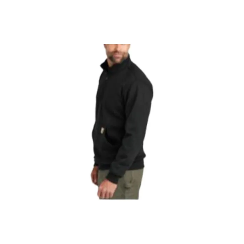 Carhartt Midweight Zip Mock Neck Sweatshi Black Shirt Men's-3