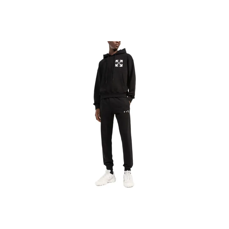 OFF WHITE Knitted Sweatpants Men Black-1