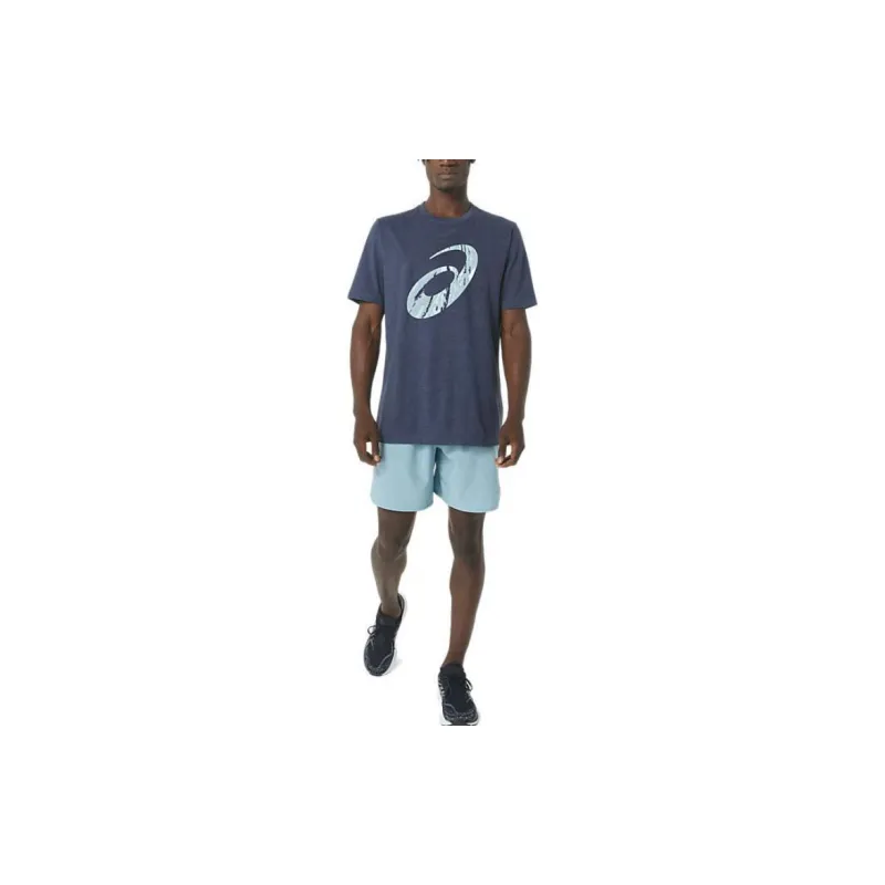 Asics Unisex Asics Polar Winter Short Sleeve Tee T-Shirt Unisex Blue-4