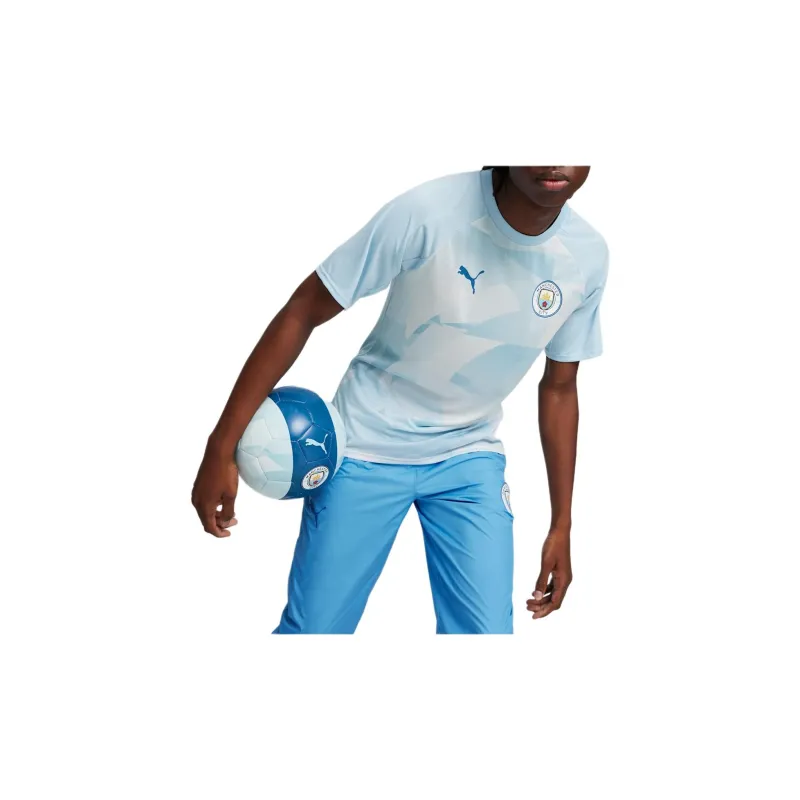PUMA T Shirt Men's Silver Gray Lake Blue-2