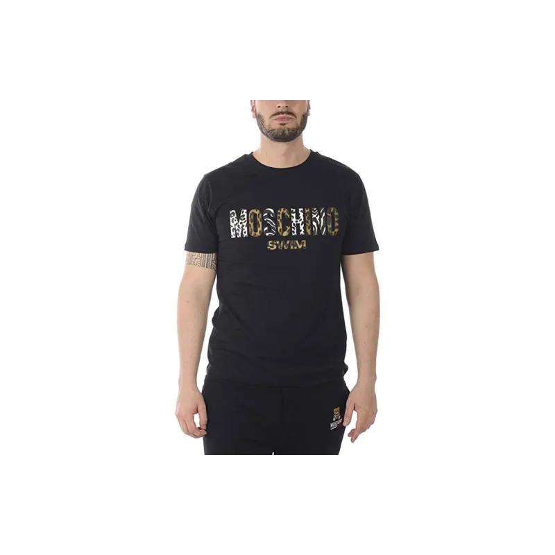 MOSCHINO T Shirts Men Black-3