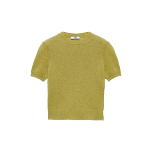 PRADA Cashmere Sweaters Women's Pistachio Green