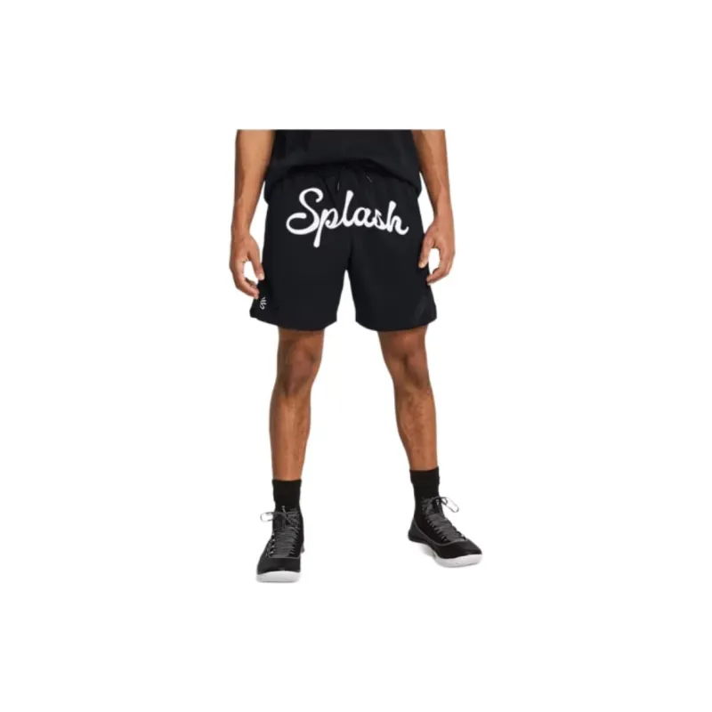 Under Armour Curry Mesh Sports Shorts Men's Black-2