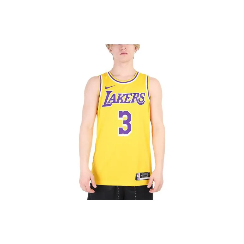 Nike Nba Anthony Davis La Lakers Icon Edition 2020 Jersey-3