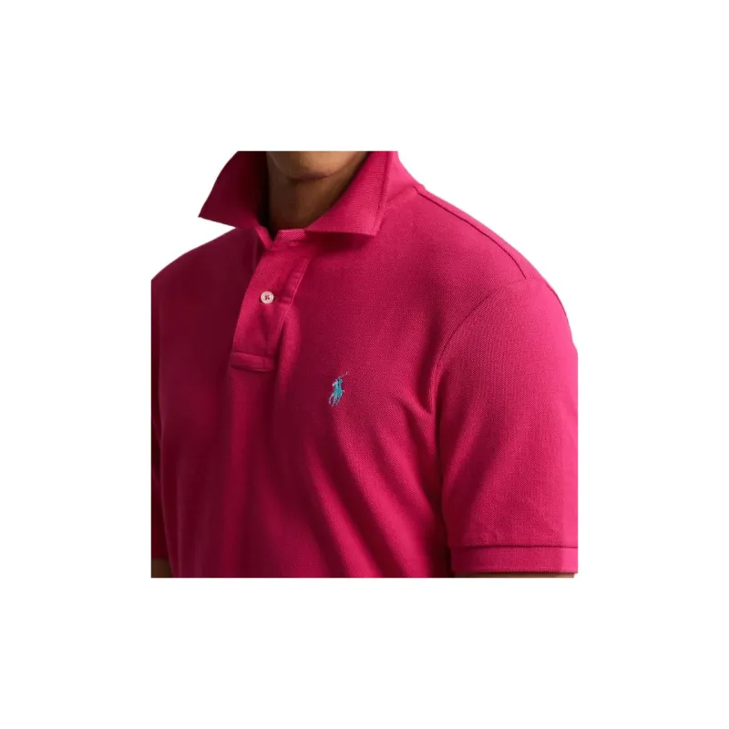 Polo Ralph Lauren SS24 Polo Shirt Men's Sky Pink-4
