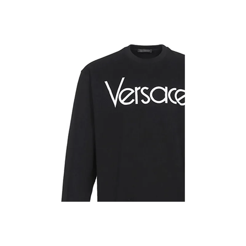 VERSACE Sweatshirts Men Black-5