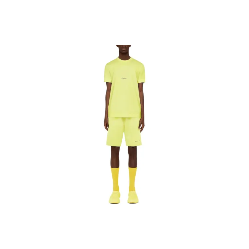 GIVENCHY SS22 T Shirt Men's Acid Yellow-1