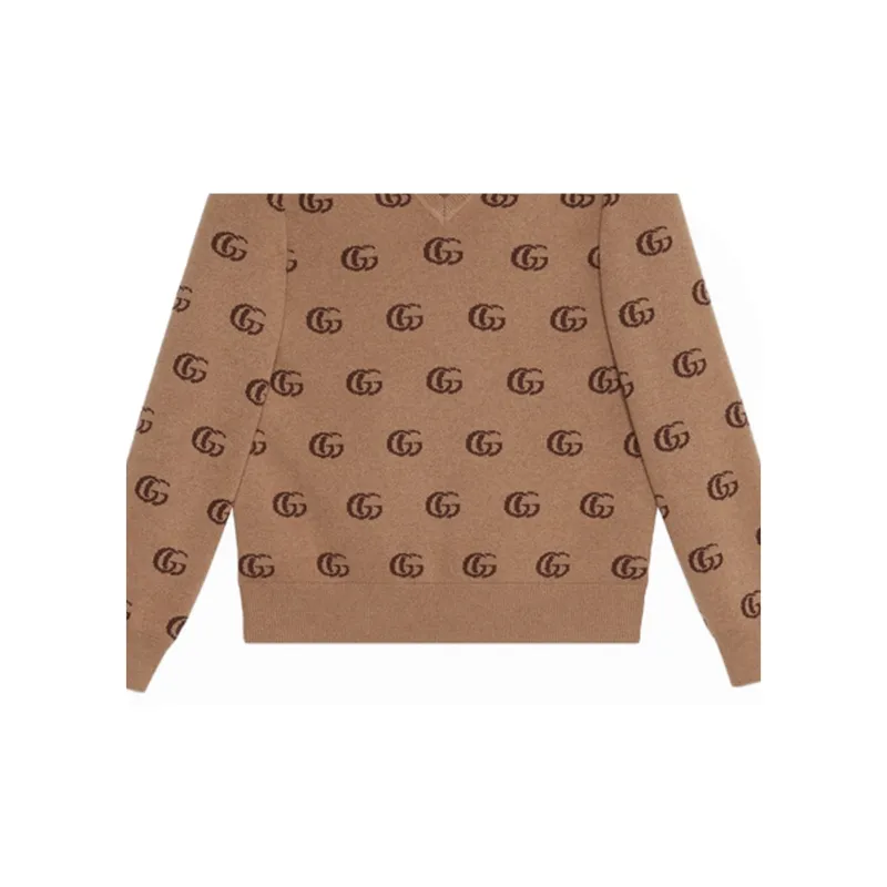 GUCCI Cashmere Sweaters Men Umber-5