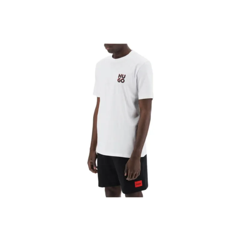 HUGO BOSS Logo print T shirt Pack Of Two-5