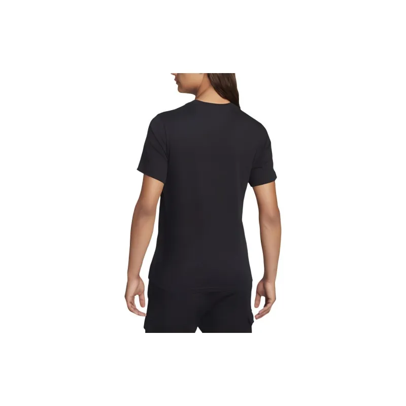 Nike Sportswear Swoosh Cotton Crewneck T-Shirt Black-3