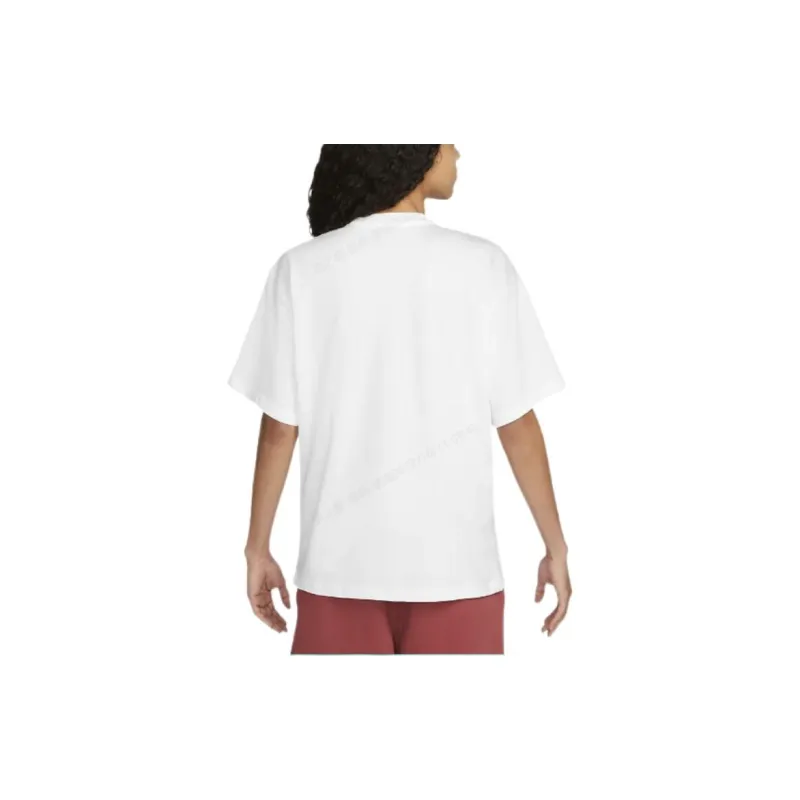 Nike T Shirts Unisex White-2