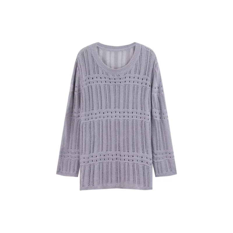 DianThia Knitwear Women's Gray-1
