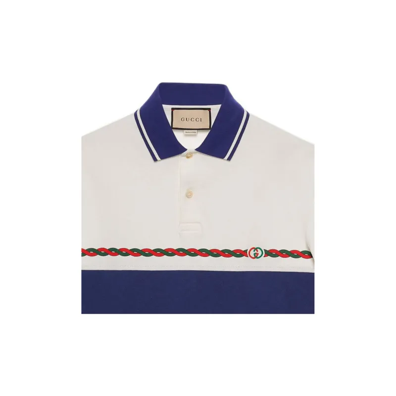 GUCCI Interlocking G Short sleeve Polo Shirt-3