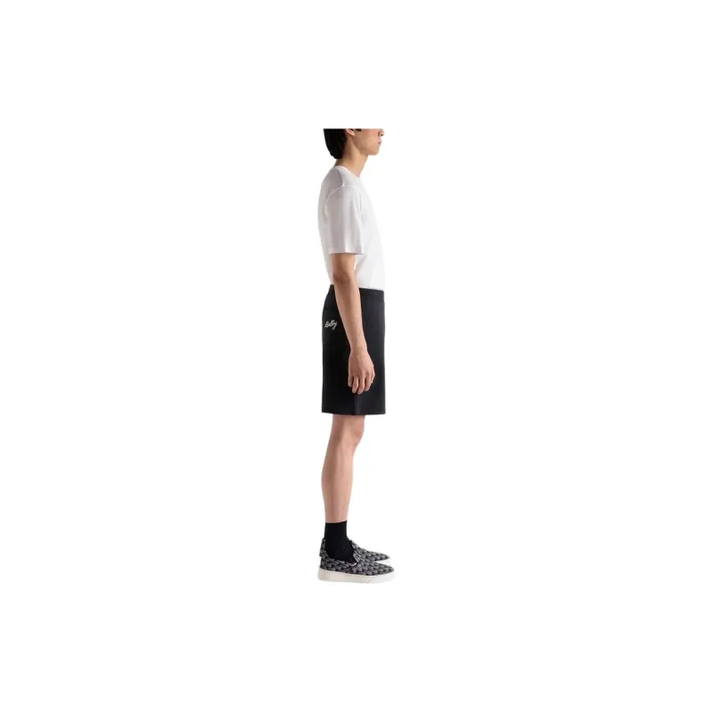 BALLY Logo embroidered Organic Cotton Shorts-5