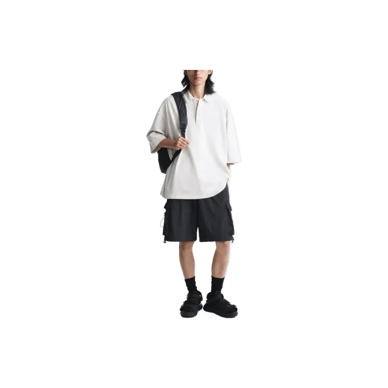 ZARA Cargo Shorts Men Black-2