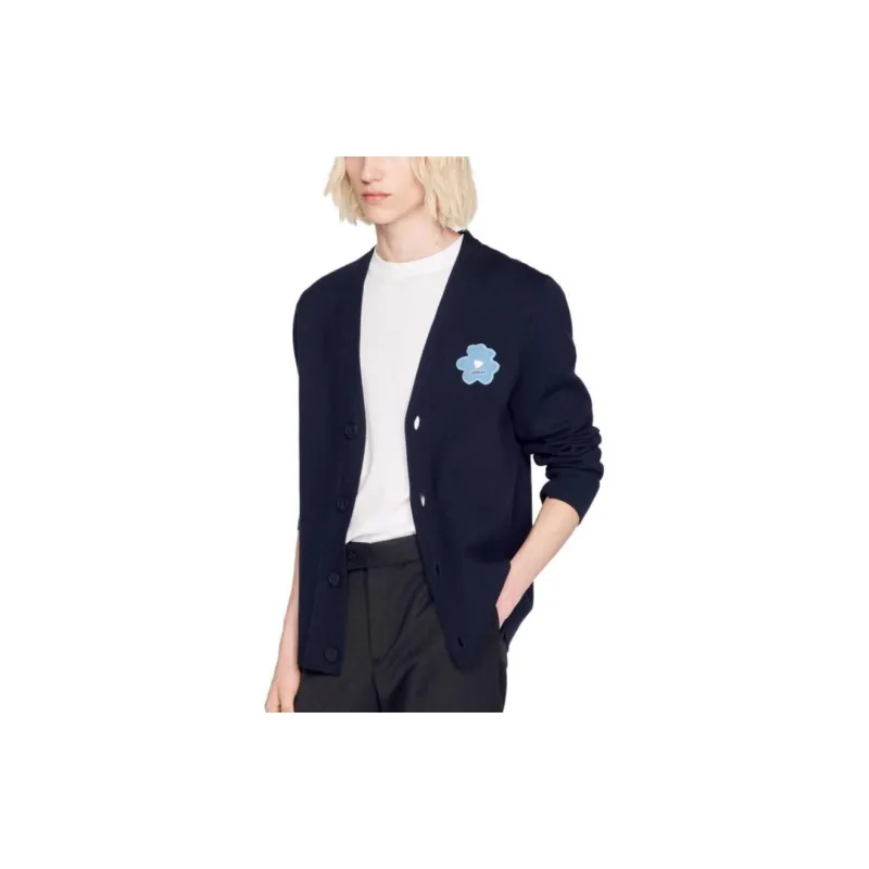 Sandro Knitwear Men Dark Blue-2