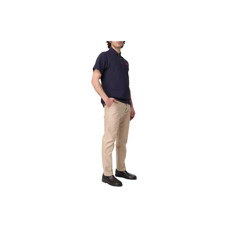 BALLY Logo Embroidered Short Sleeved Polo Shirt-4