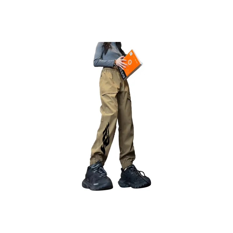 Qnxeey Casual Pants Unisex-16