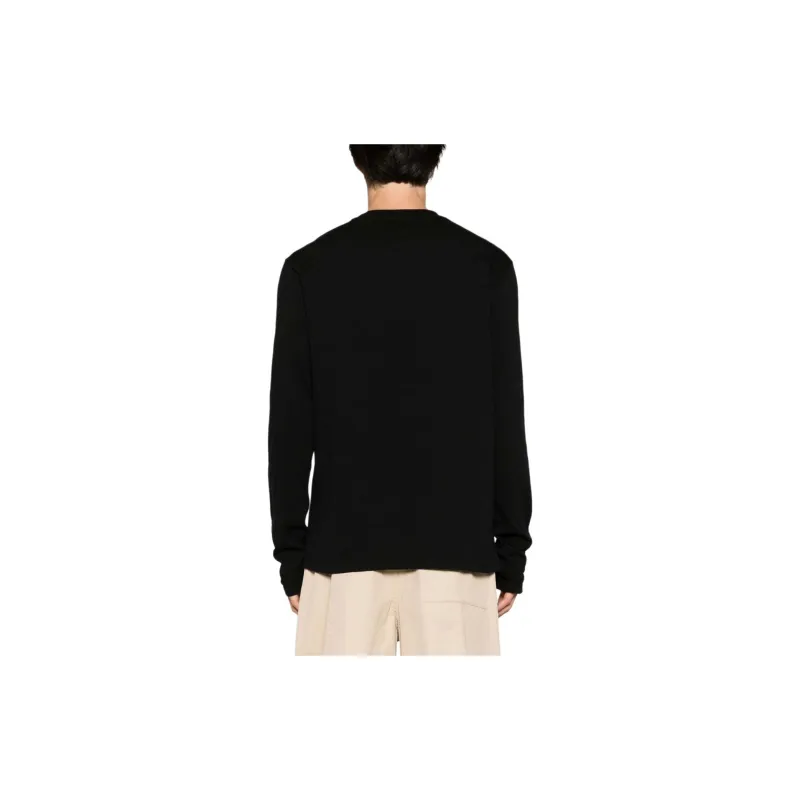 JIL SANDER SS24 Sweatshirt Men's Black-2