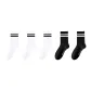 White Double Stripe 3+Black Double Stripe 2