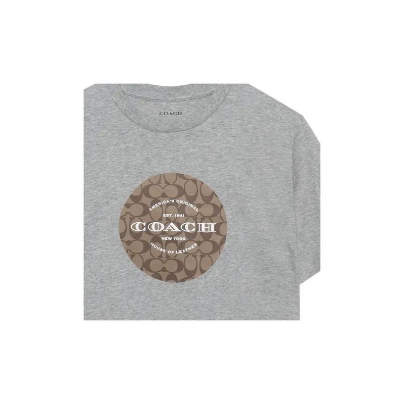 COACH T Shirts Men Gray-6