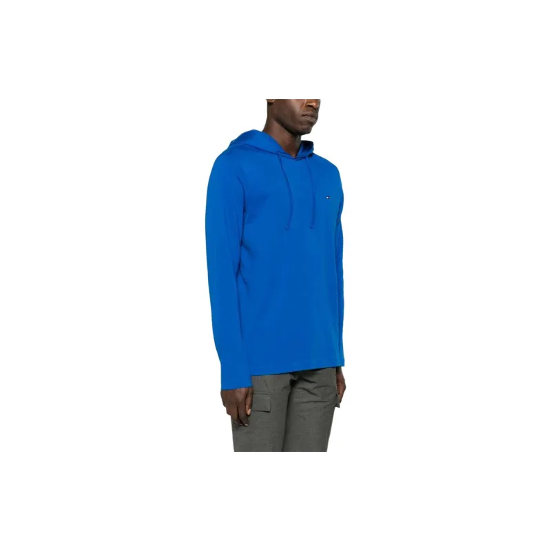 Tommy Hilfiger Logo embroidered Cotton Hoodie-3