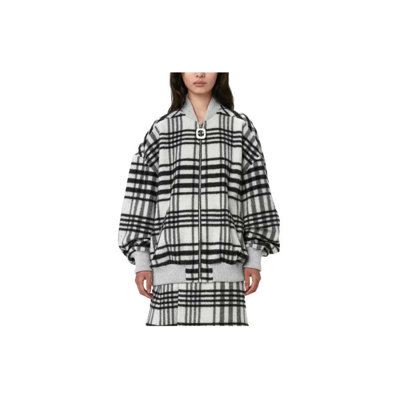 JW Anderson Checked Bomber Jacket-1