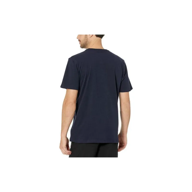 THE NORTH FACE T Shirts Men Marine Blue Green Logo-1