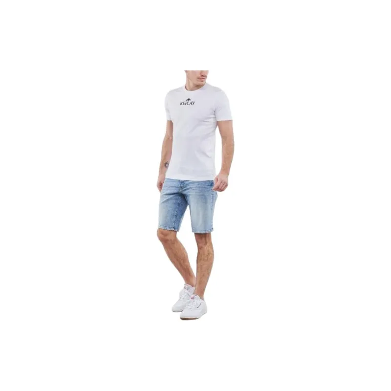 REPLAY Casual Shorts Men's Blue-2