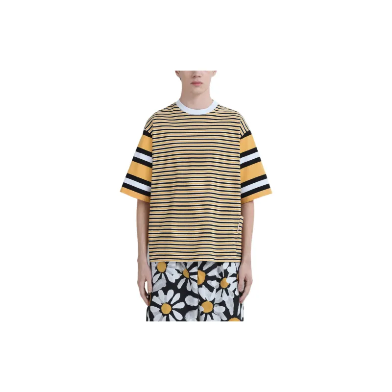 MARNI Striped Crewneck T-Shirt-1