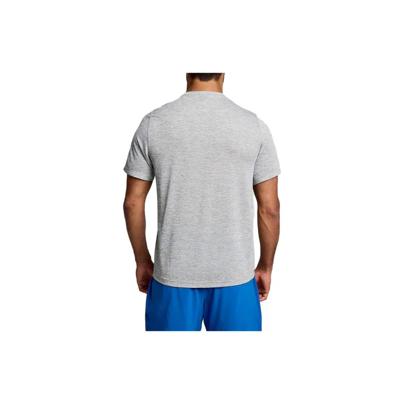 Saucony Stopwatch T Shirts Men Gray-1