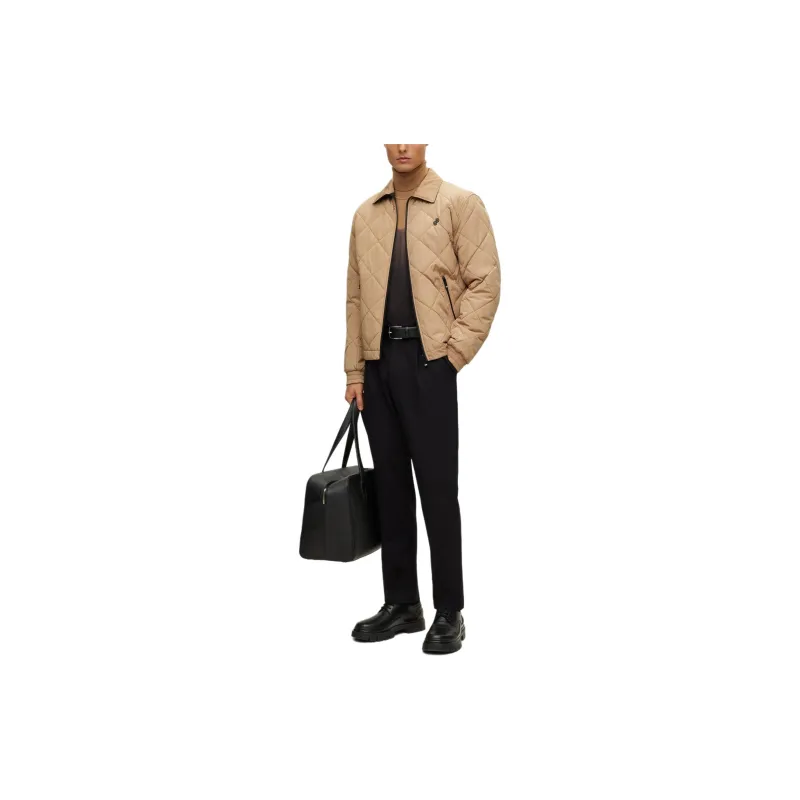 HUGO BOSS Rollneck Sweater In Degradé Virgin Wool And Silk Sweater Men's Black-3