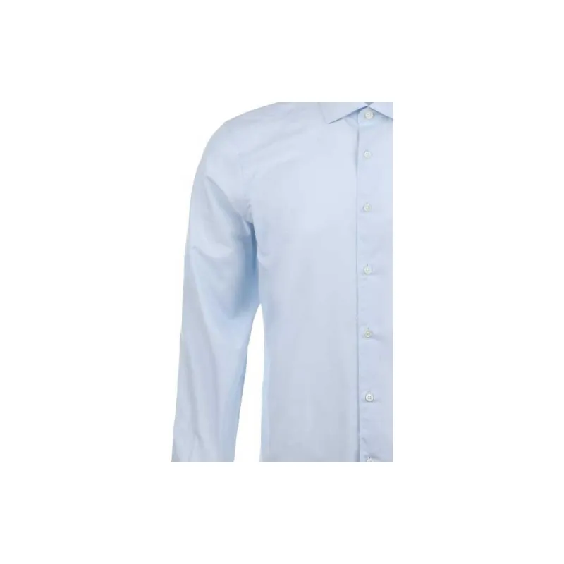 Zzegna Shirts Men Light Blue-5