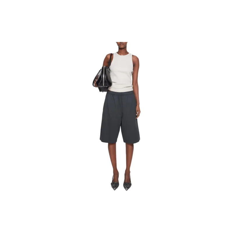 Acne Studios FW24 Sports Shorts Unisex Black-1