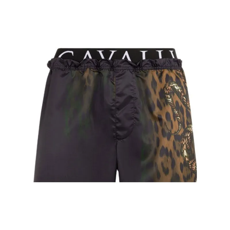 Roberto Cavalli Leopard print Swim Shorts-4