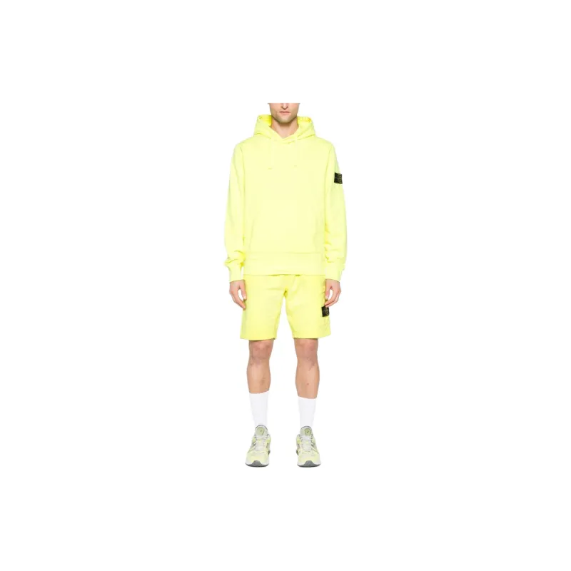 STONE ISLAND Compass badge Cotton Track Shorts-1