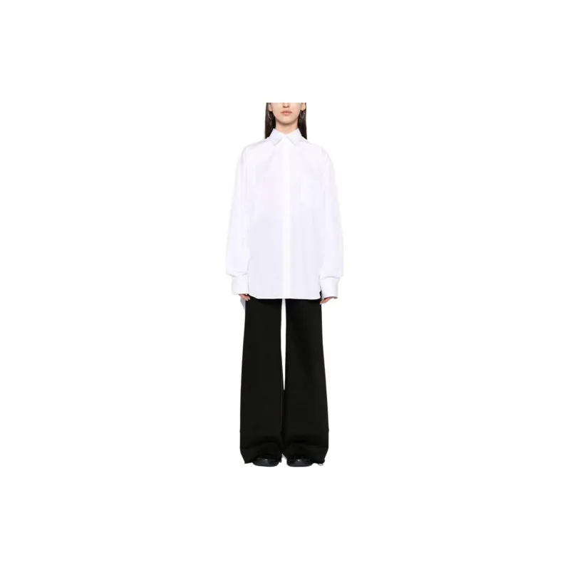 Vetements Logo tag Cotton Shirt-3