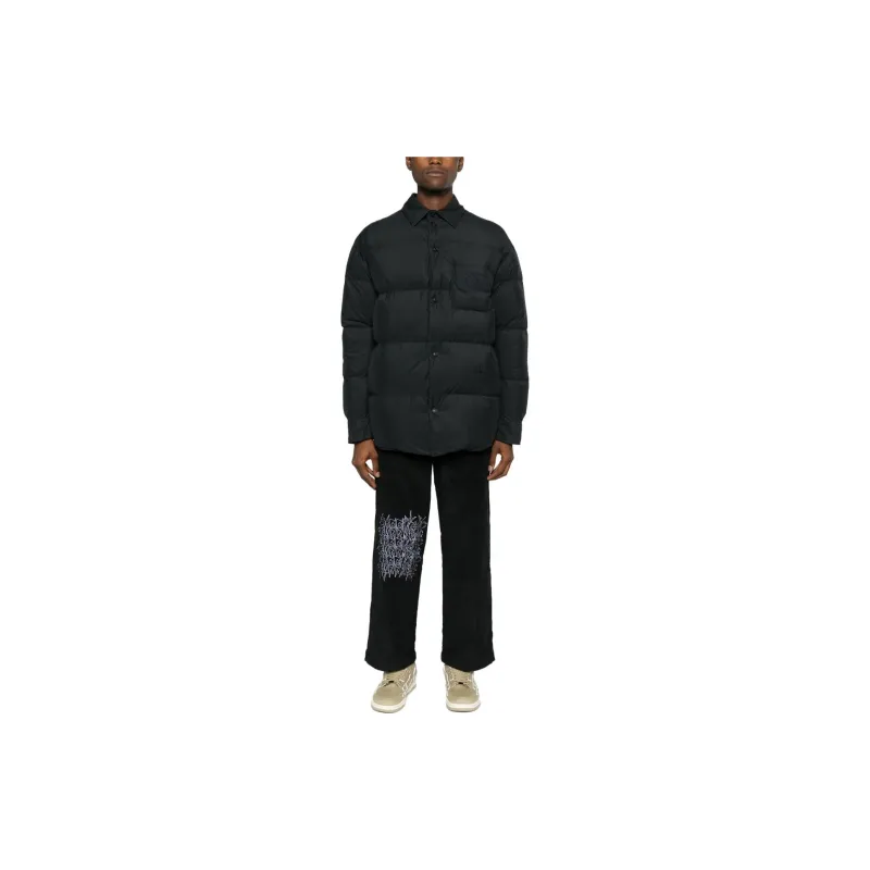 OFF WHITE Button Front Puffer Jacket-1