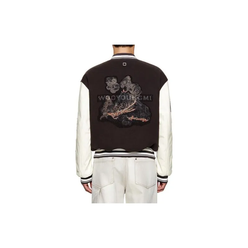 WOOYOUNGMI Patch detail Bomber Jacket-3