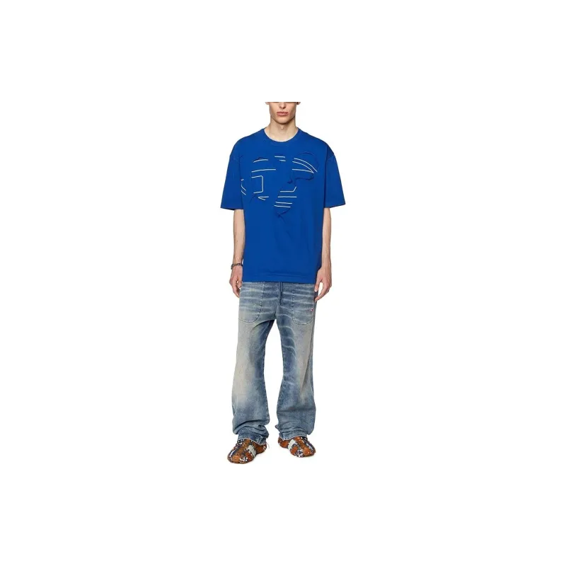 DIESEL T Shirts Men Blue-1