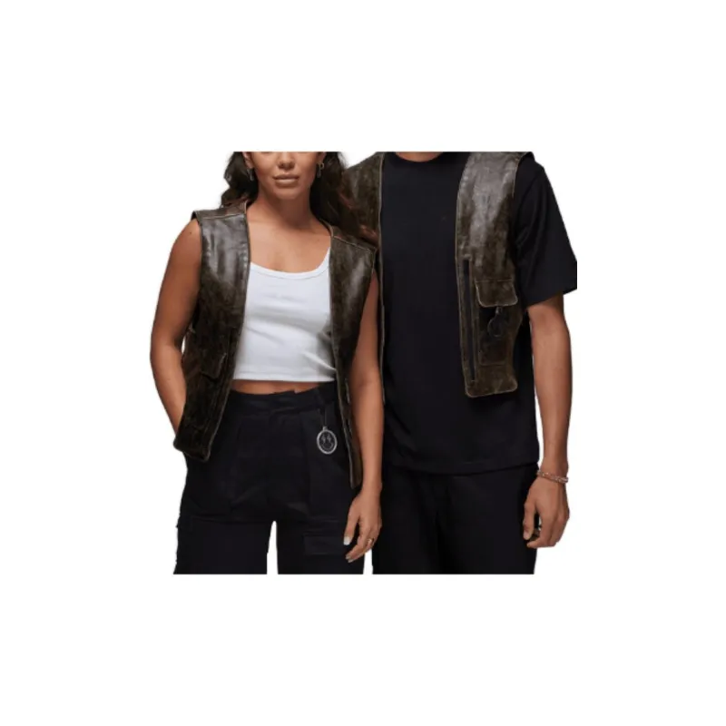 Jordan Jordan X J Balvin Collection Vest Asia Version Unisex Brown-2